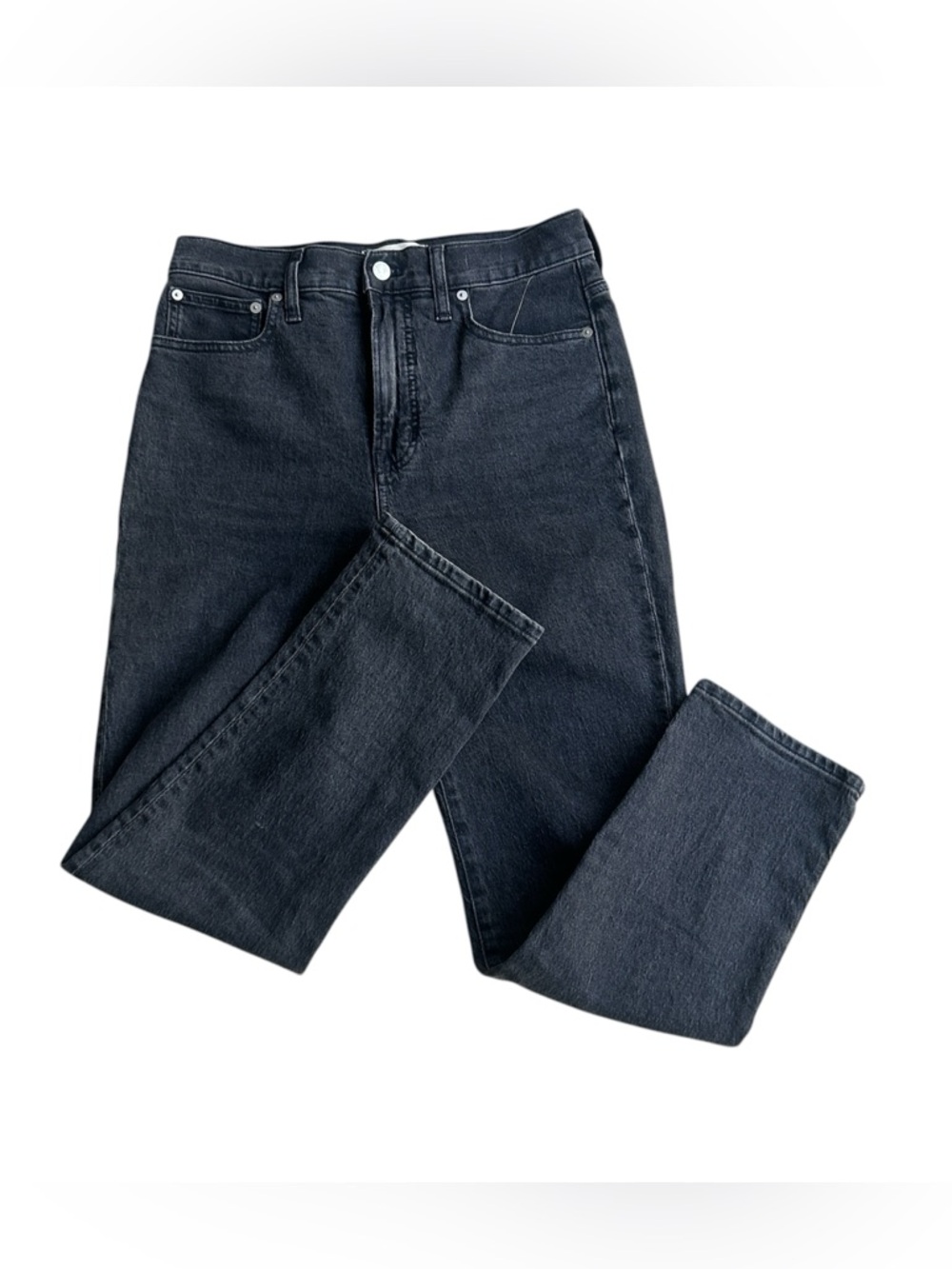 Madewell The Perfect Vintage Jean Dark Wash High Rise Straight Leg Size 27